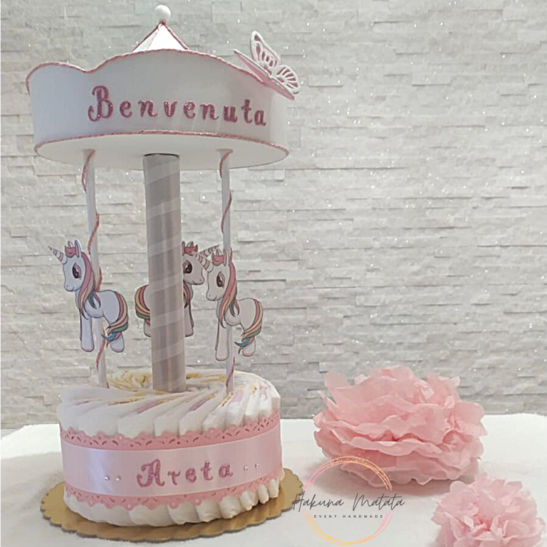 diaper cake carousel